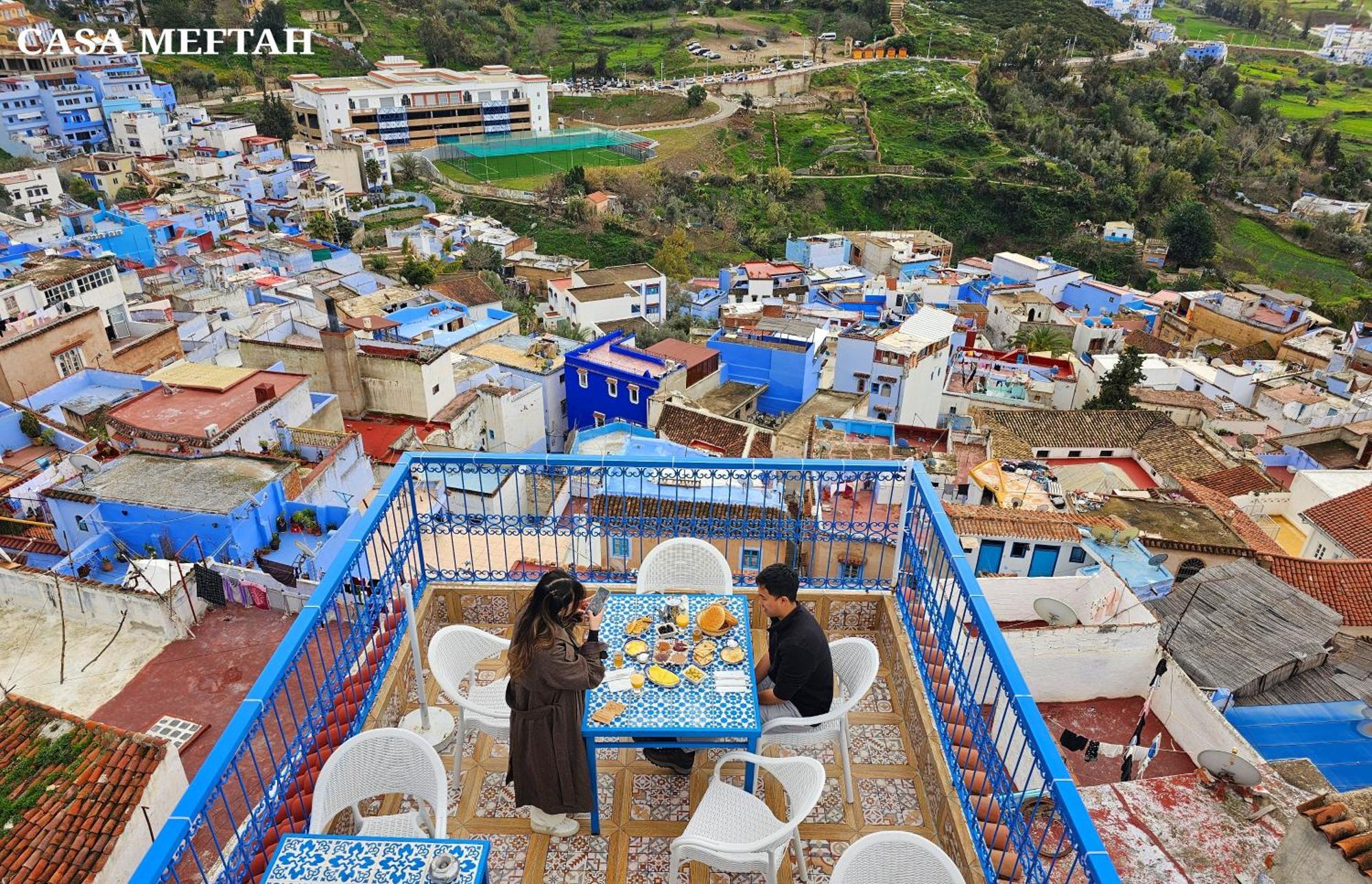 Appartement Casa Meftah Blue à Chefchaouen Extérieur photo