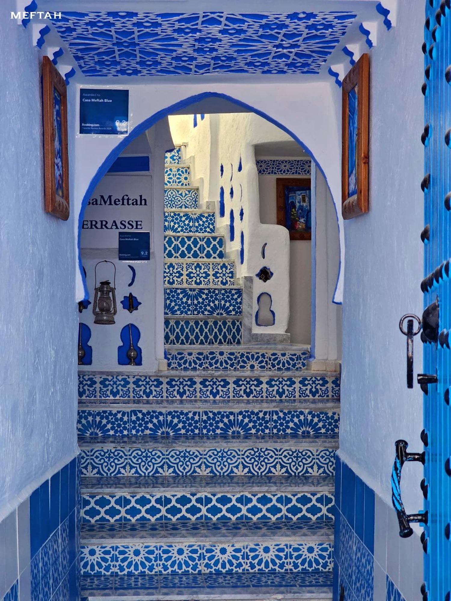 Appartement Casa Meftah Blue à Chefchaouen Extérieur photo