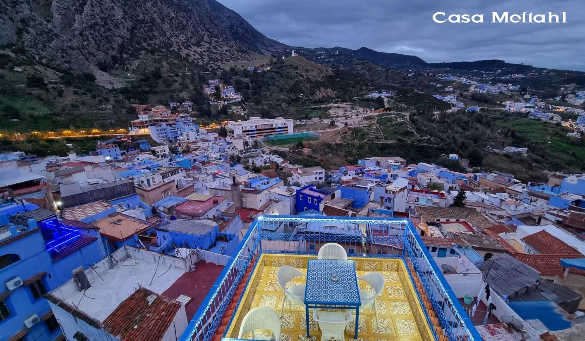 Appartement Casa Meftah Blue à Chefchaouen Extérieur photo