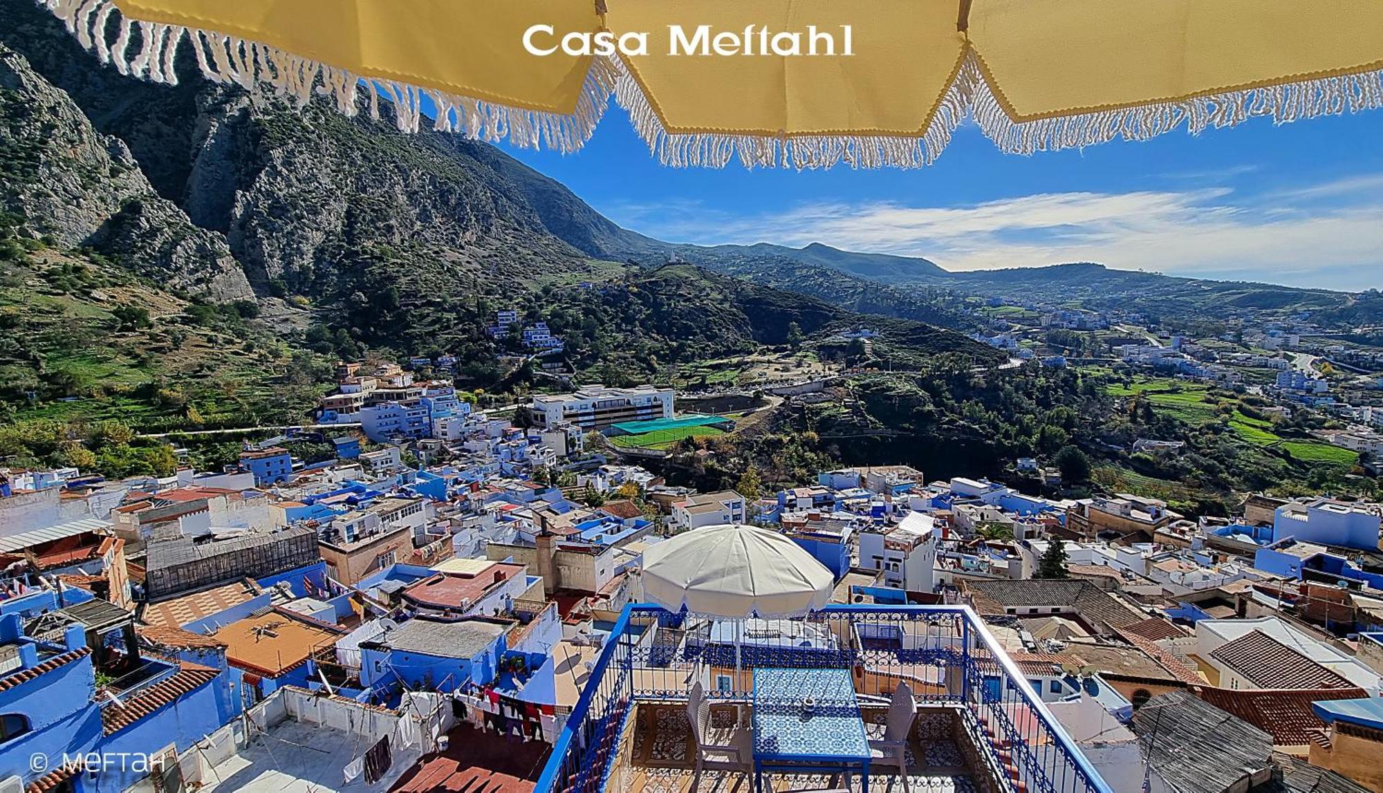 Appartement Casa Meftah Blue à Chefchaouen Extérieur photo
