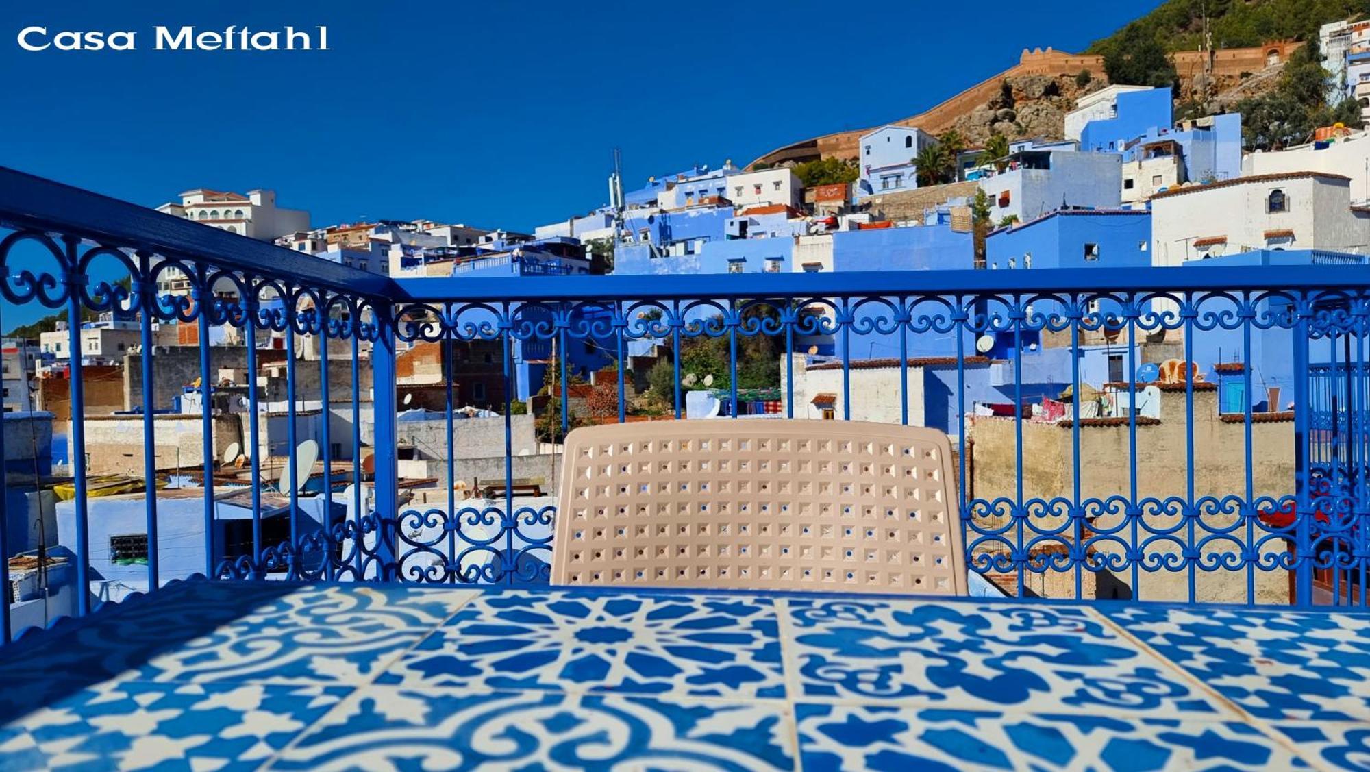 Appartement Casa Meftah Blue à Chefchaouen Extérieur photo