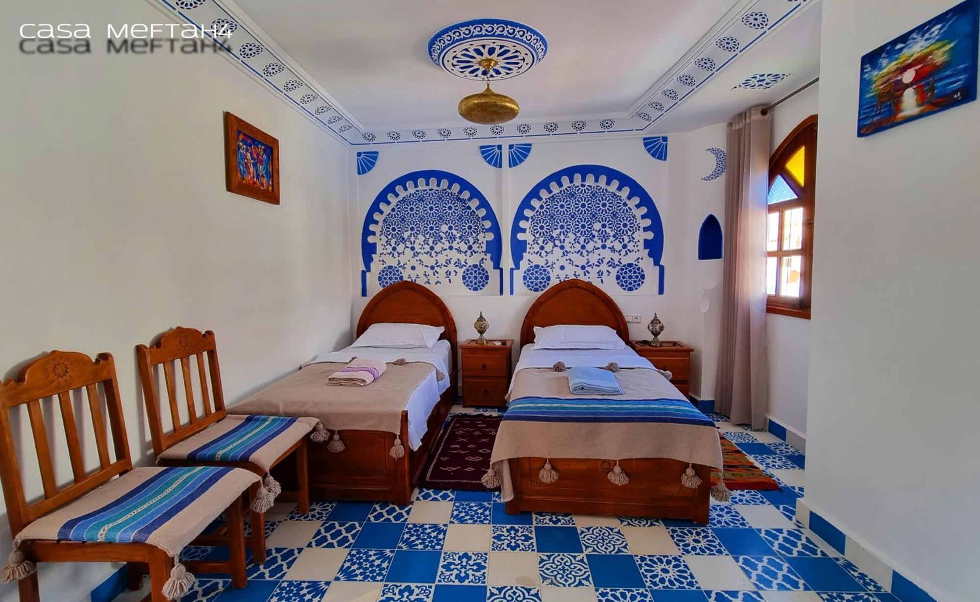 Appartement Casa Meftah Blue à Chefchaouen Extérieur photo