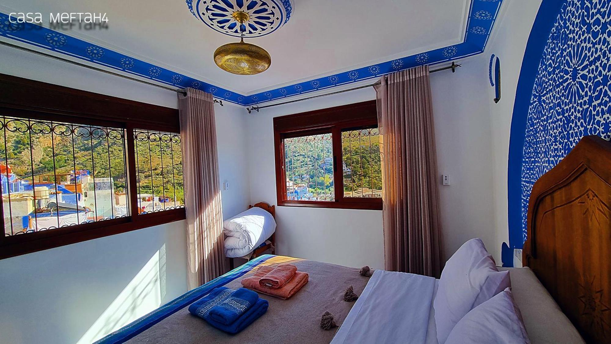 Appartement Casa Meftah Blue à Chefchaouen Extérieur photo