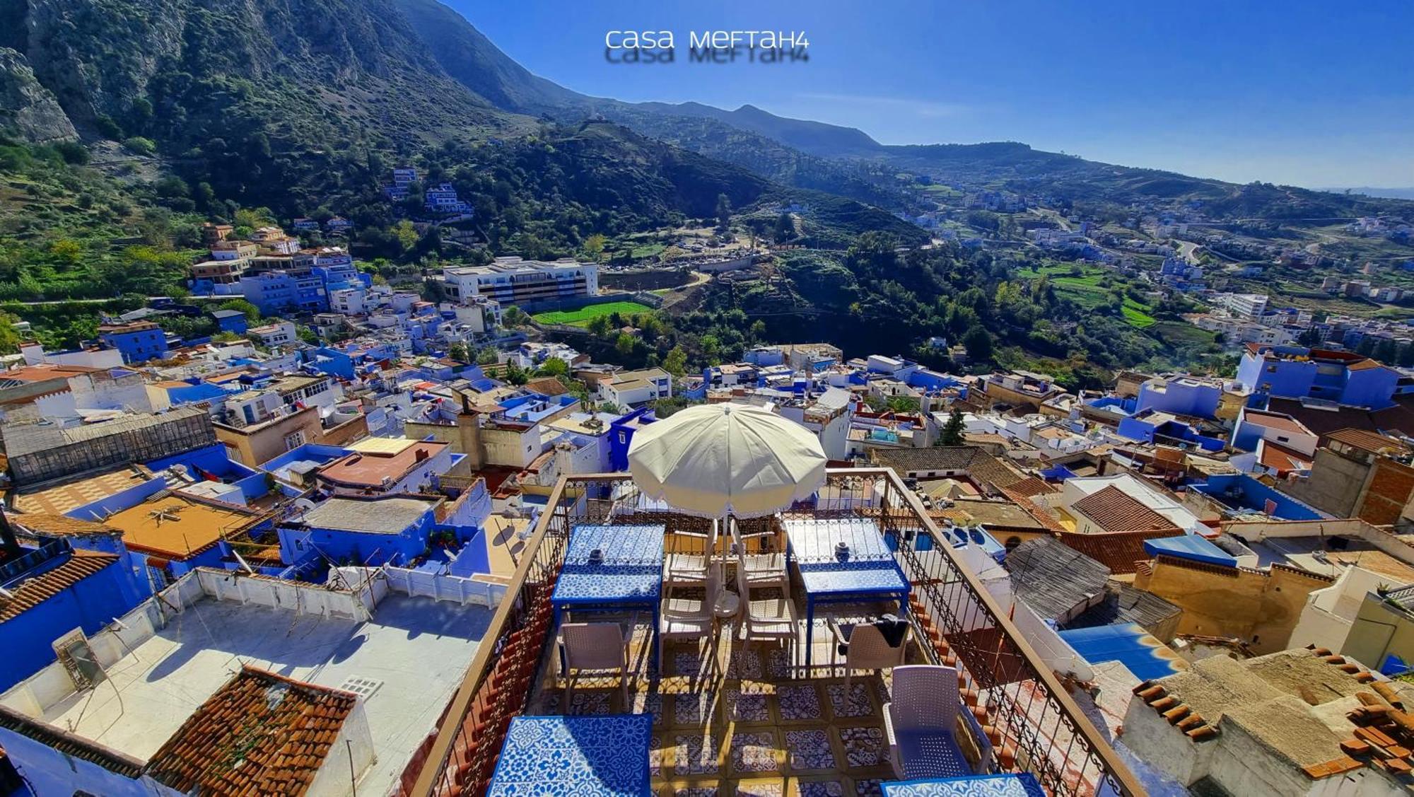 Appartement Casa Meftah Blue à Chefchaouen Extérieur photo