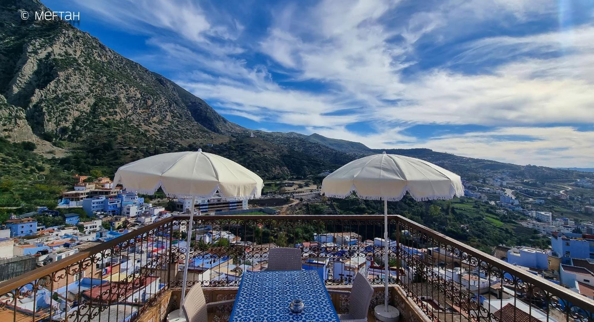 Appartement Casa Meftah Blue à Chefchaouen Extérieur photo
