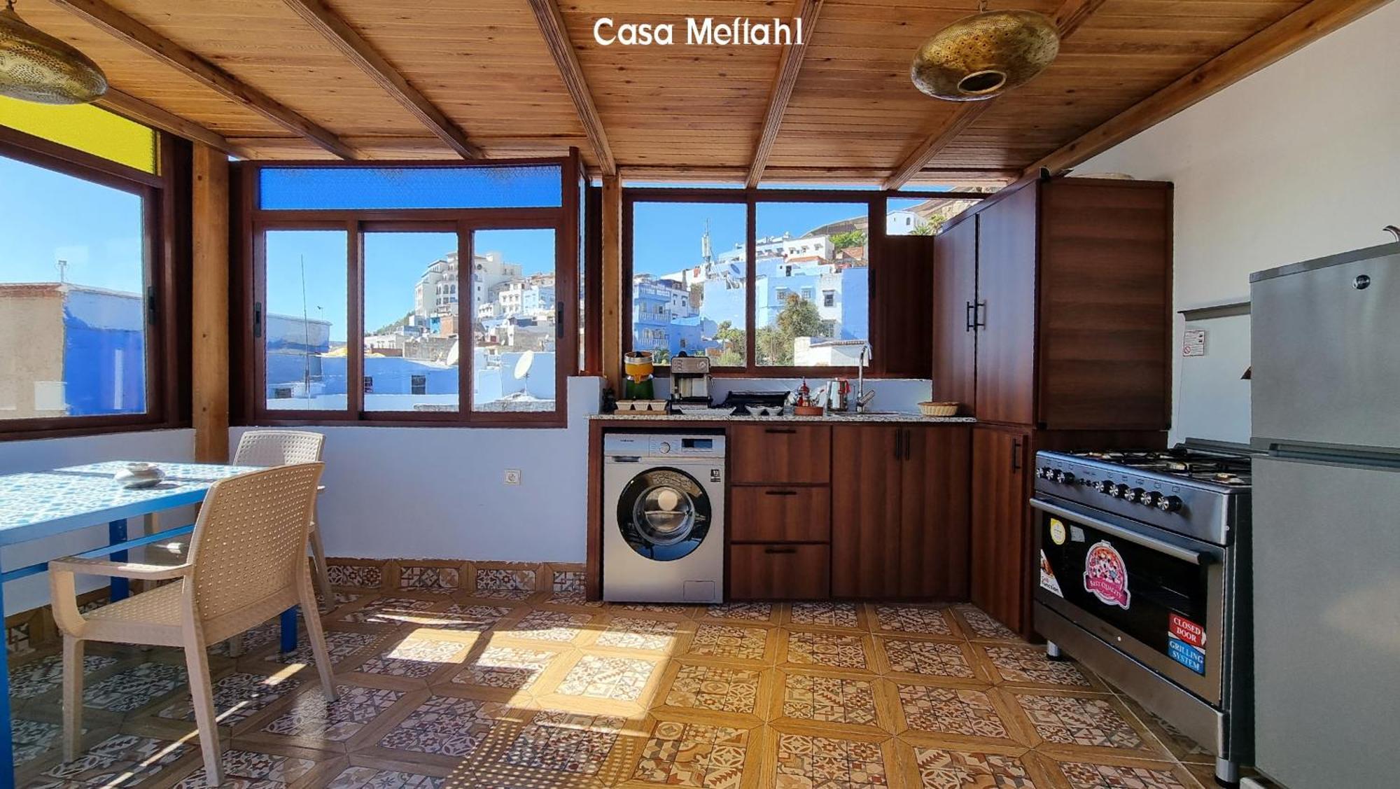 Appartement Casa Meftah Blue à Chefchaouen Extérieur photo