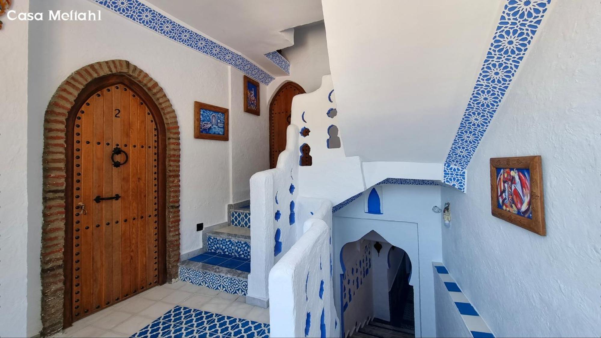 Appartement Casa Meftah Blue à Chefchaouen Extérieur photo