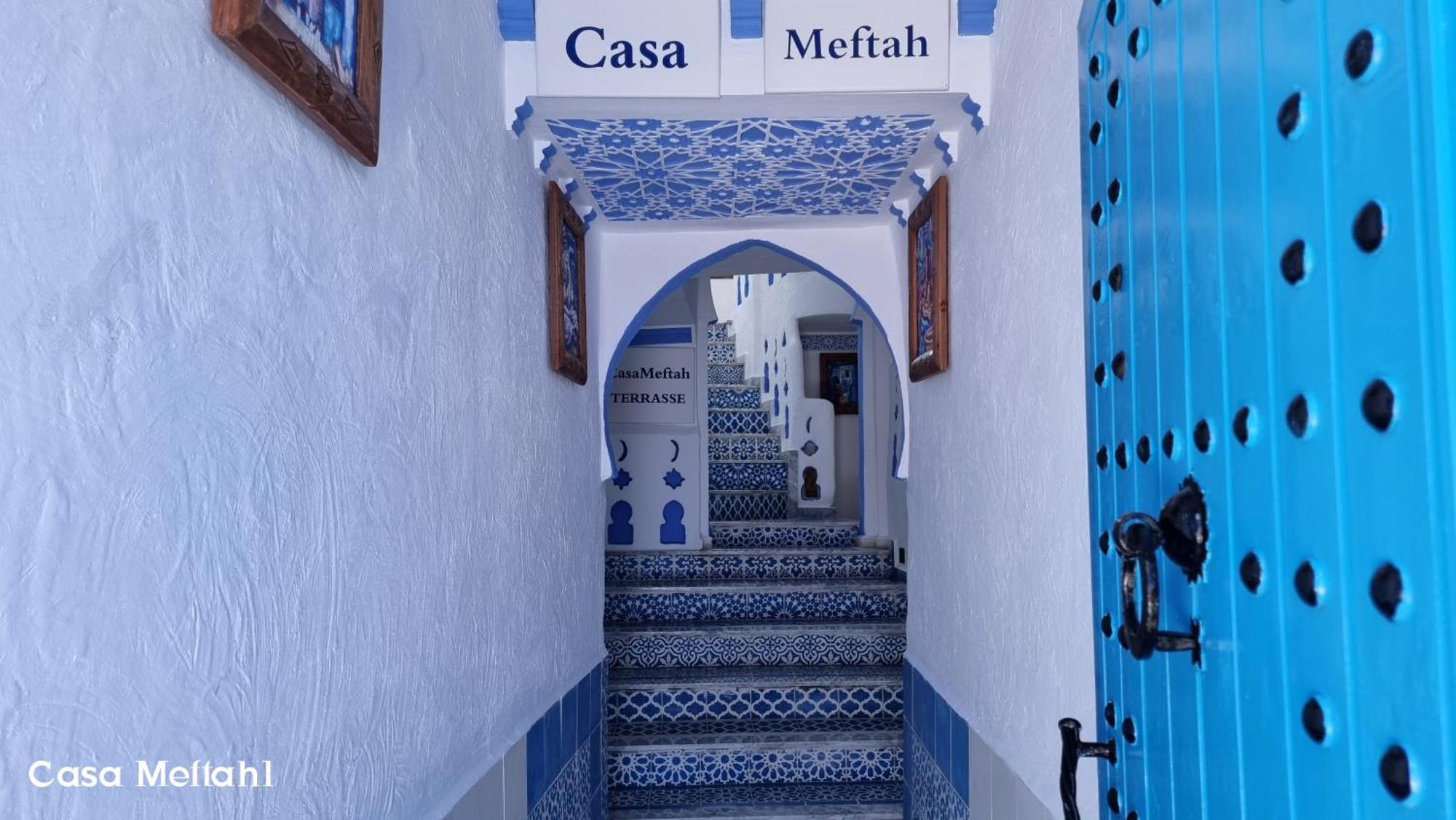 Appartement Casa Meftah Blue à Chefchaouen Extérieur photo