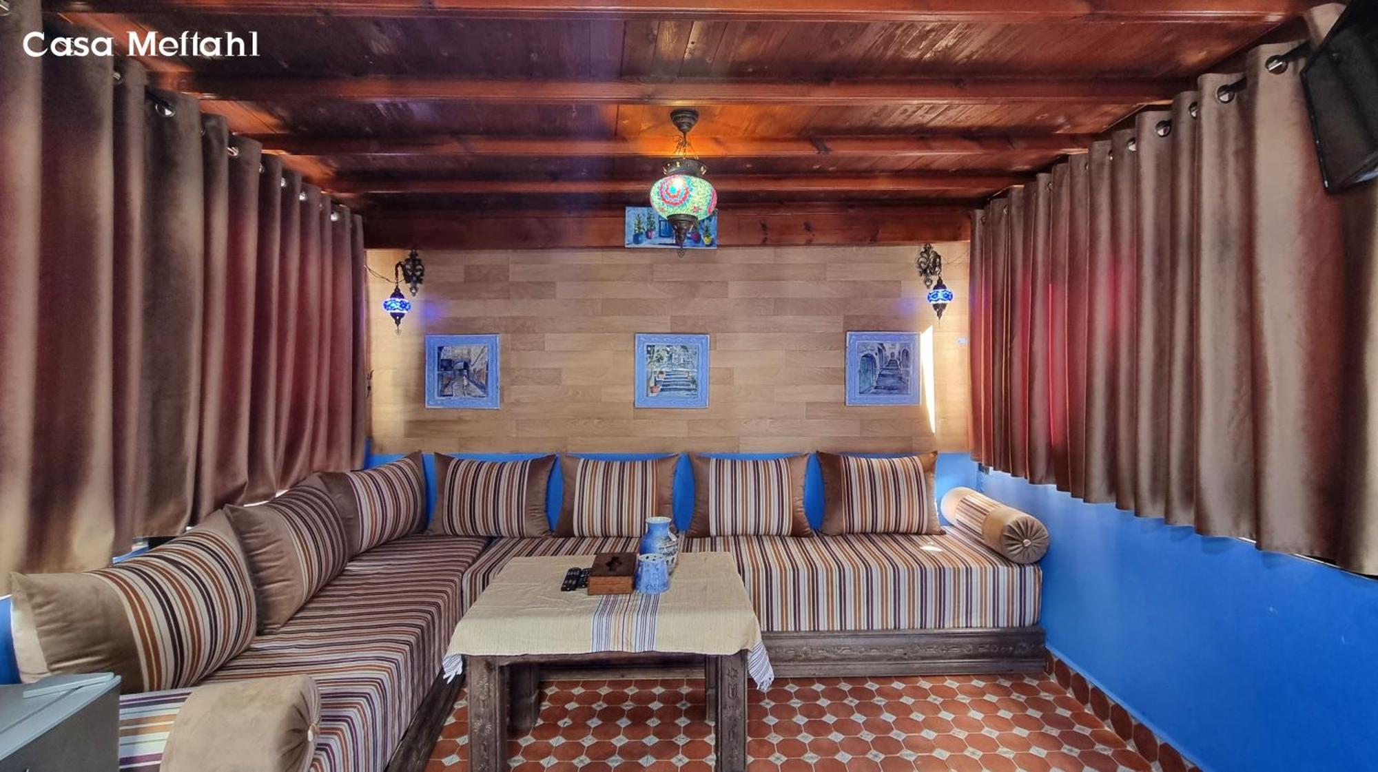 Appartement Casa Meftah Blue à Chefchaouen Chambre photo