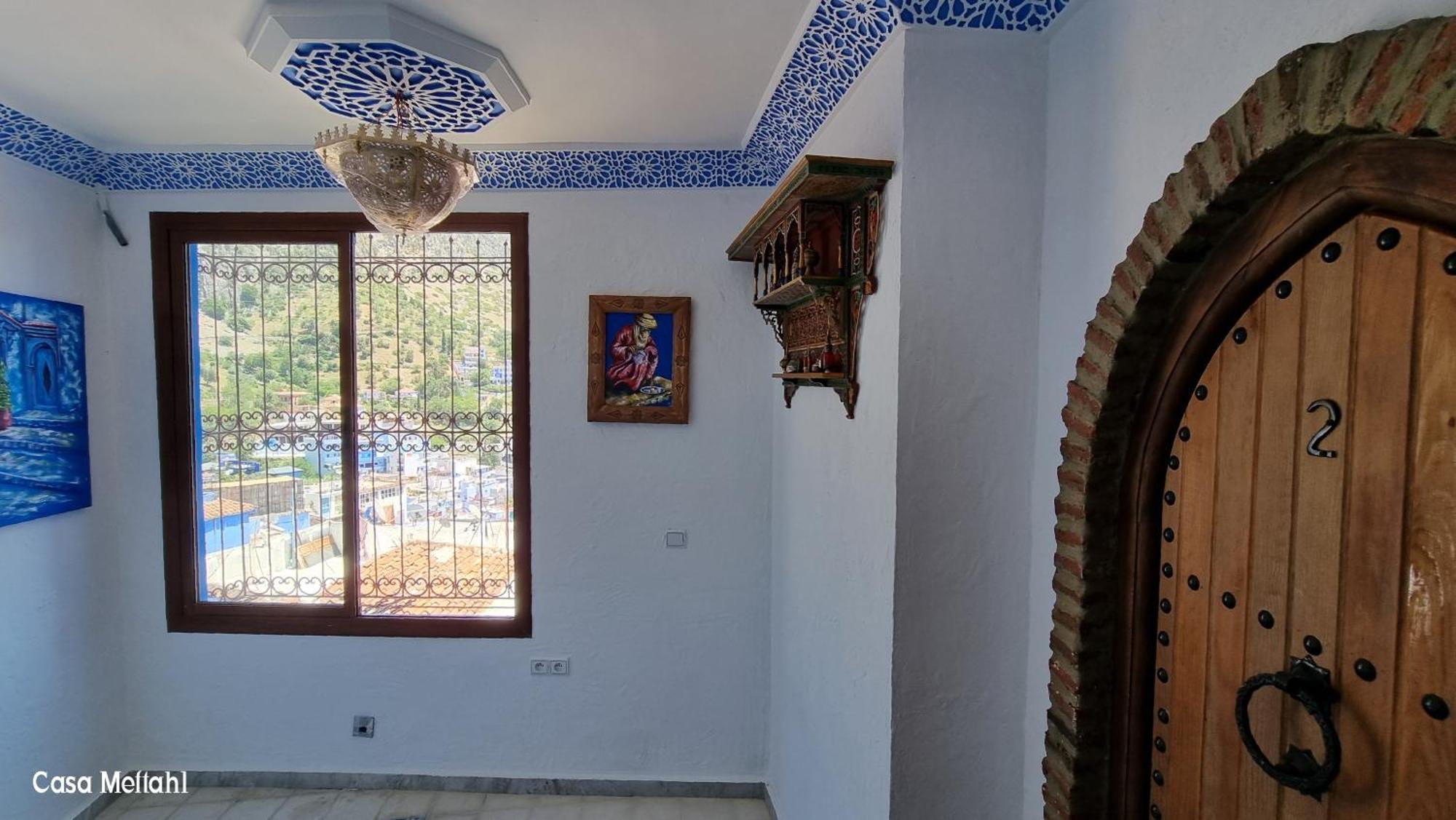 Appartement Casa Meftah Blue à Chefchaouen Chambre photo